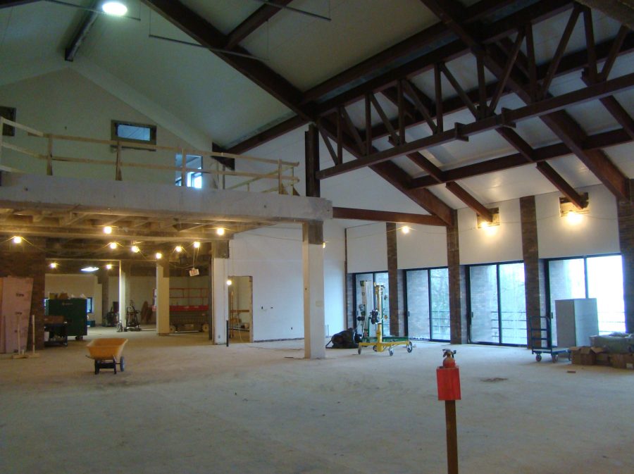 Photo courtesy of Augustana Facilities.
Construction began in the College Center late last year. This a current image of the College Center’s interior. Augustana has spent $4 million on this renovation.