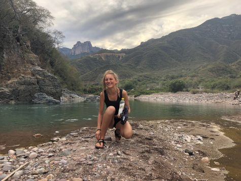 Augustana first-year international student Julia Broberg competes in the 2019 Copper Canyon Ultramarathon in Caballo Blanco, Mexico.