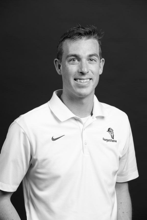 Portrait of David DeSimone, Head Womens and Mens Tennis Coach. Provided by Augustana College.