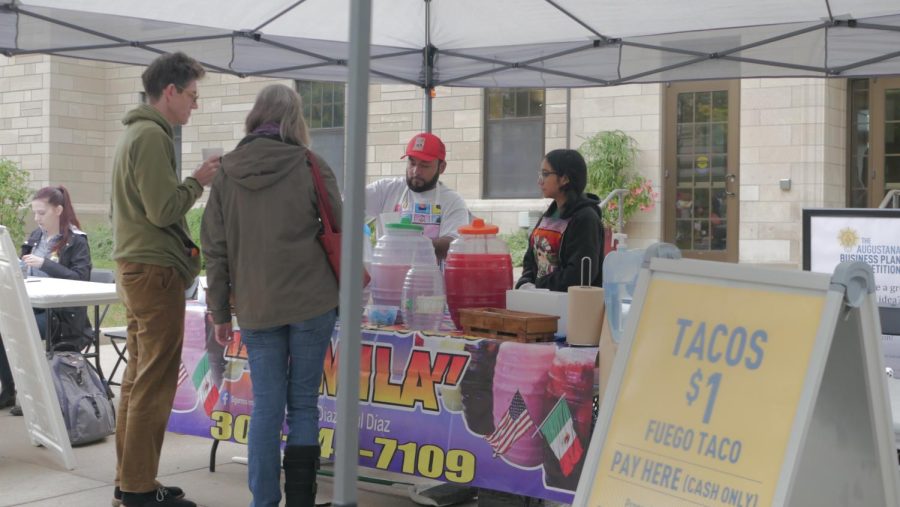 Many vendors provided Latinx street foods.