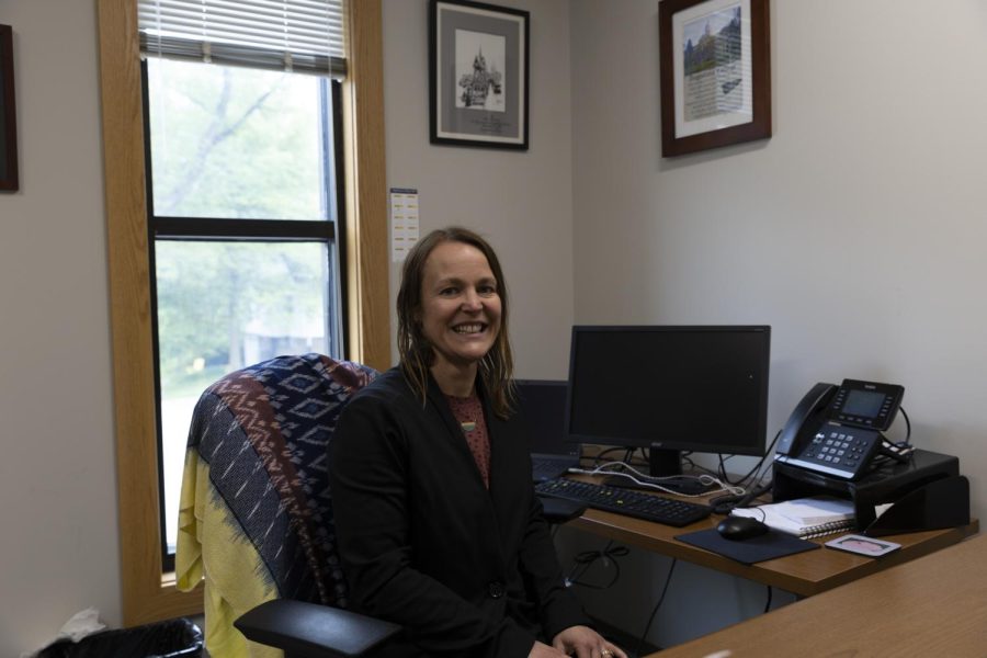 Dr. Ann Perreau in her office on May 12, 2023.