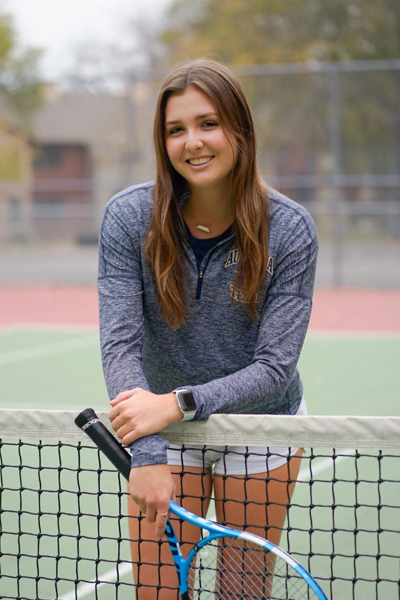 Caitlyn Hanulikova, a senior majoring in public health and sociology, is recognized on the All-CCIW list.