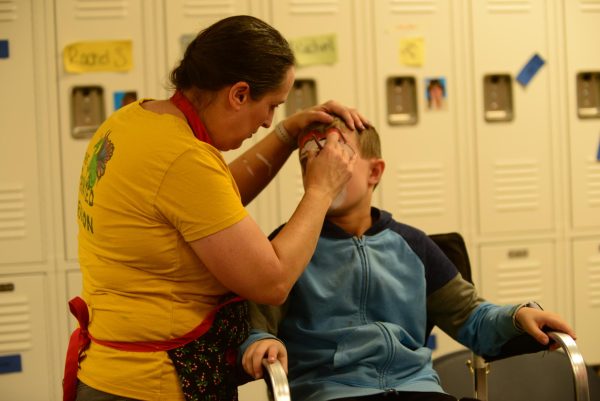 The CSD department organized its annual carnival on Friday, Dec. 1. Face painting was one of the activities offered to attendees.