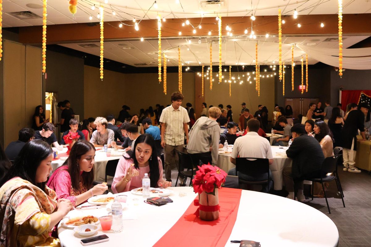 Augustana students gather in the Gävle Room to celebrate Dashain on Oct. 4, 2025. 